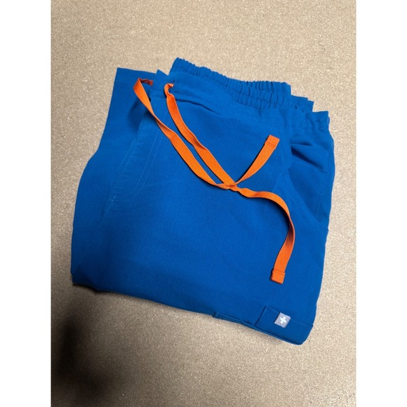 FIGS Royal Blue Scrubs Set Top S & Pants Women's Size M $120 - Picture 3 of 12